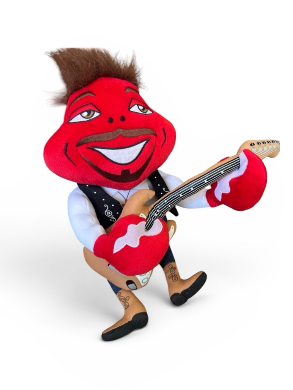 Jase a crab on a mission playing guitar rare plush 2013 16 inch size Jason Crabb